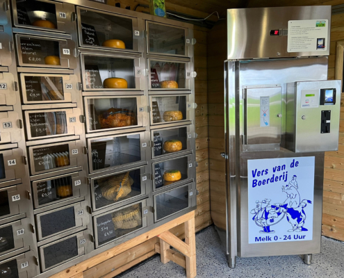 Milk tap and farm vending machine